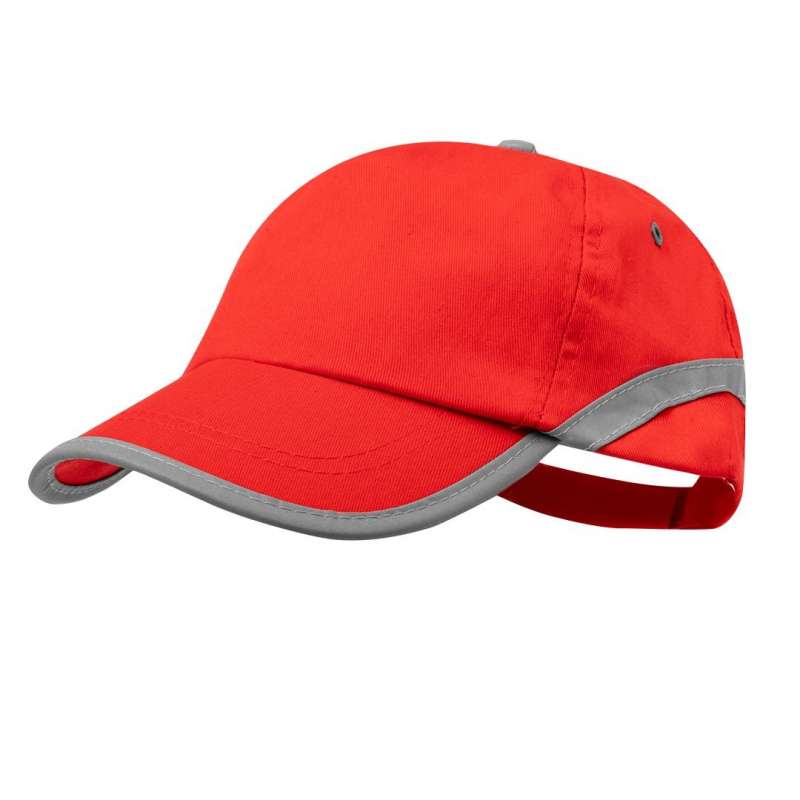 5-Panel Reflective Cotton Cap with Ventilation at wholesale prices - Cap at wholesale prices