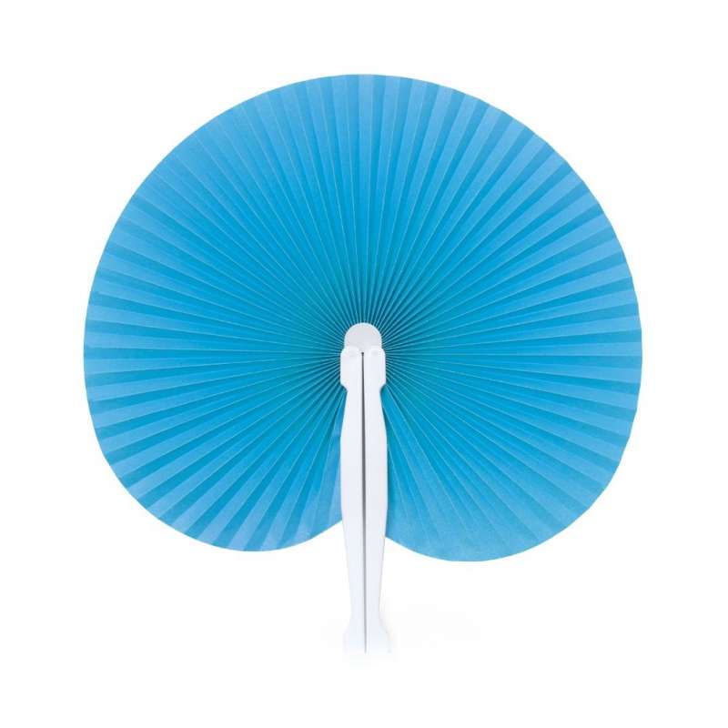 Colorful Folding Paper Fan - 9 Inches - Fan at wholesale prices