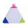 Surlinhador Triangular Branco com 3 Cores Fluorescentes - Marcador a preço grossista
