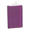 A6 Soft Touch Non-Lined Notepad with Bookmark - Notepad at wholesale prices