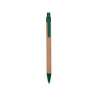 Natural Recycled Cardboard Push Pen - Ballpoint pen at wholesale prices