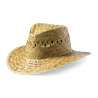 Natural Green Woven Straw Hat 58cm No Ribbon - Hat at wholesale prices