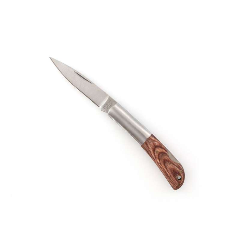 Stainless Steel Blade Natural Wood Pocket Knife - Pocket knife at wholesale prices