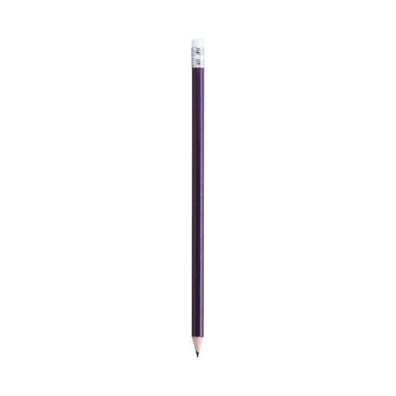 Wooden Pencil with Glossy Finish, Assorted Colors at wholesale prices - Stationery item at wholesale prices