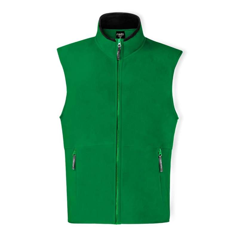 Men's Warm Fleece Vest with Zippered Pockets - Textiles at wholesale prices