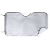 Metallic Silver Aluminum Sunscreen 70 x 130 cm - sunshade at wholesale prices