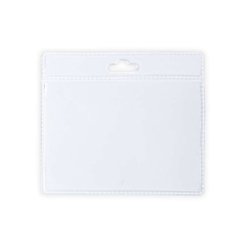 Horizontal PVC Badge with Perforations - Badge at wholesale prices