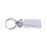 Metal Truck-Shaped Keychain with Glossy Cabin - Metal keychains at wholesale prices