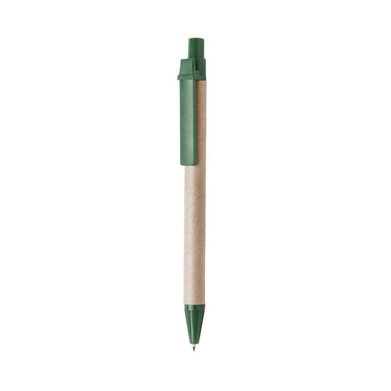 Natural Recycled Cardboard Ballpoint Pen at wholesale prices - Stationery item at wholesale prices