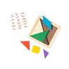 Houten Tangram puzzel met kleurrijke stukken - Puzzel tegen groothandelsprijzen