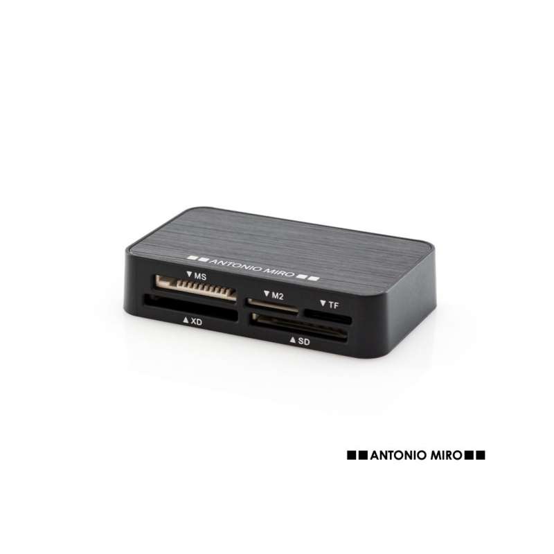 Black Aluminum Multi-Card Reader for SD/TF - Computer accessory at wholesale prices
