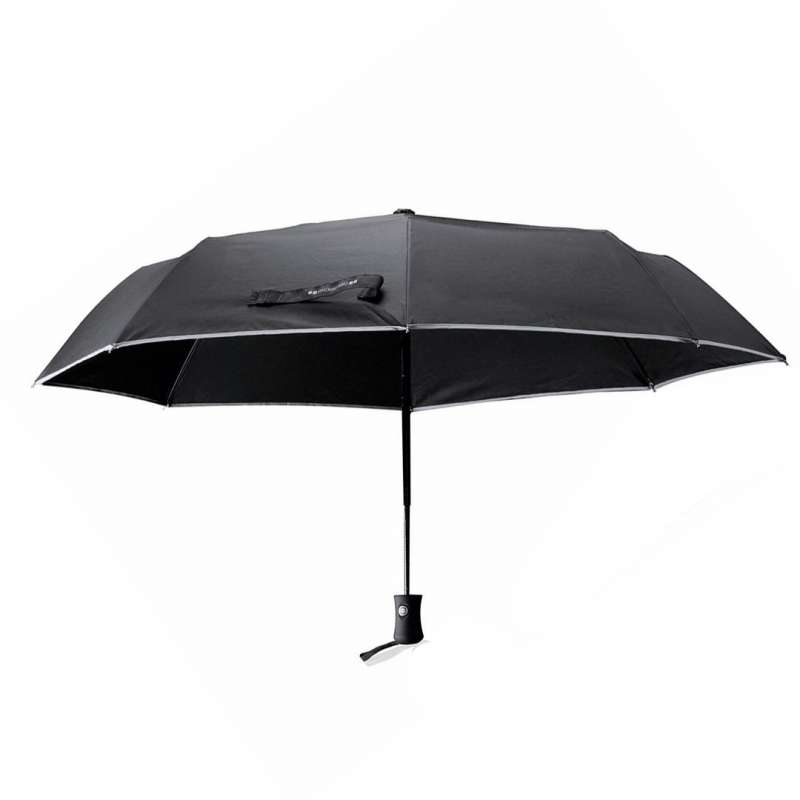 95 cm Automatic Foldable Black Umbrella - Compact umbrella at wholesale prices