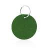Colorful Circular Felt Keychain - Plastic keychains at wholesale prices