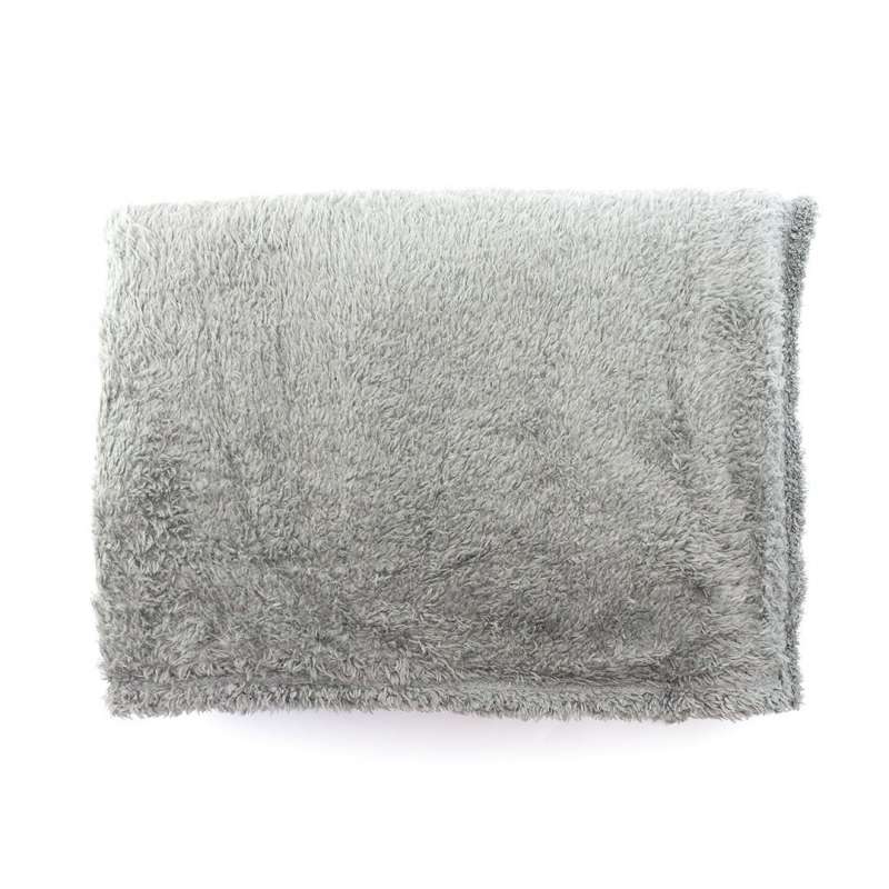 Gray Fleece Blanket 260g 130x160cm - Fleece blanket at wholesale prices