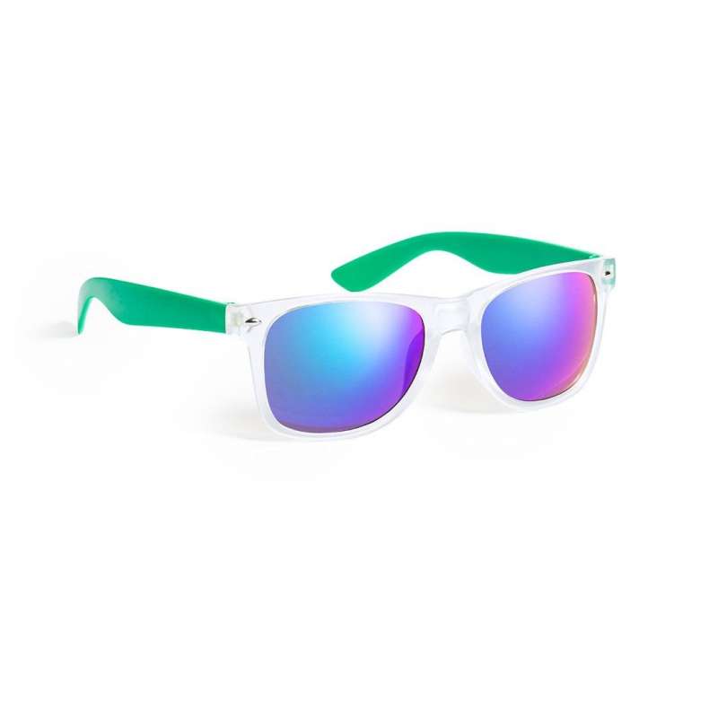 Translucente UV400 Sonnenbrille mit Spiegelgläsern - Freizeitartikel zu Großhandelspreisen