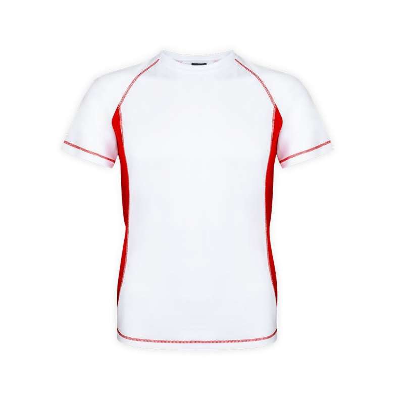 Adult Breathable Polyester T-Shirt - White - Sport T-shirt at wholesale prices