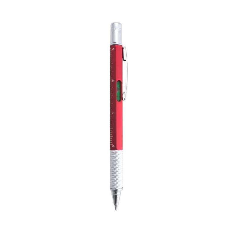 4-in-1 Multi-Tool Pen with Ruler - Bubble level at wholesale prices