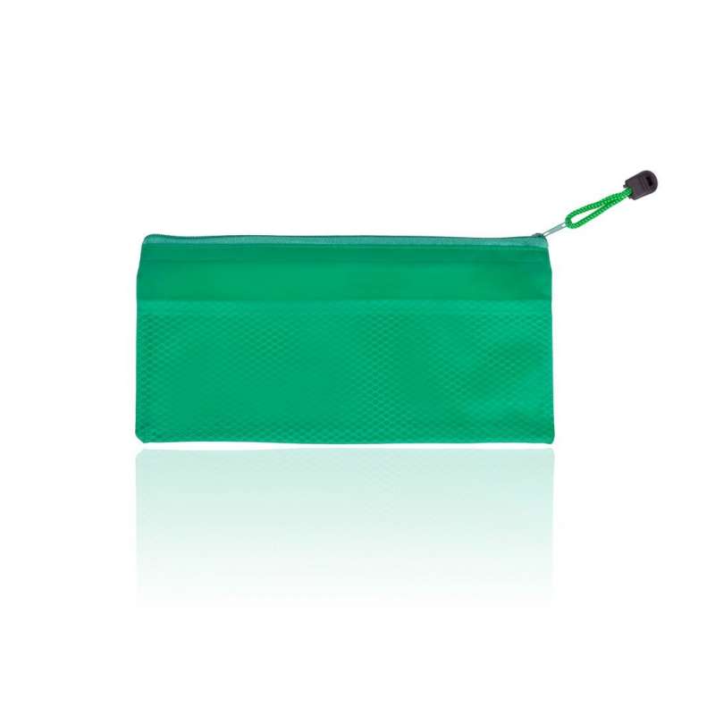 Zippered PVC Pouch with Assorted Colors - Pencil case at wholesale prices