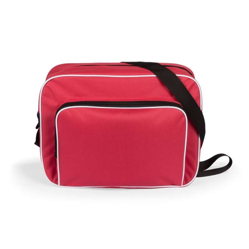 Bolsa bicolor de poliéster 600D 45x30 cm - Bolso bandolera a precios de mayorista