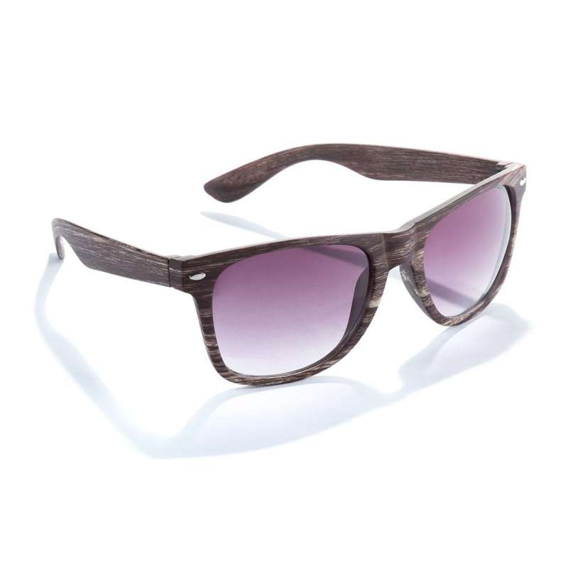 Classic UV400 Sunglasses with Wood-Look Frame - Leisure item at wholesale prices