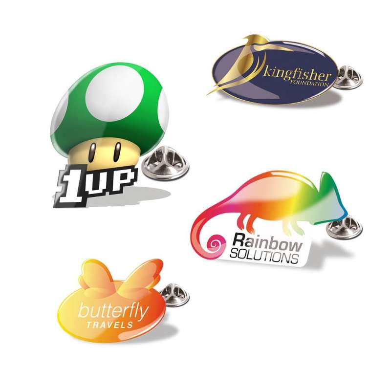 Customizable 1-inch Doming Pins - Bulk Pack - Pin's at wholesale prices