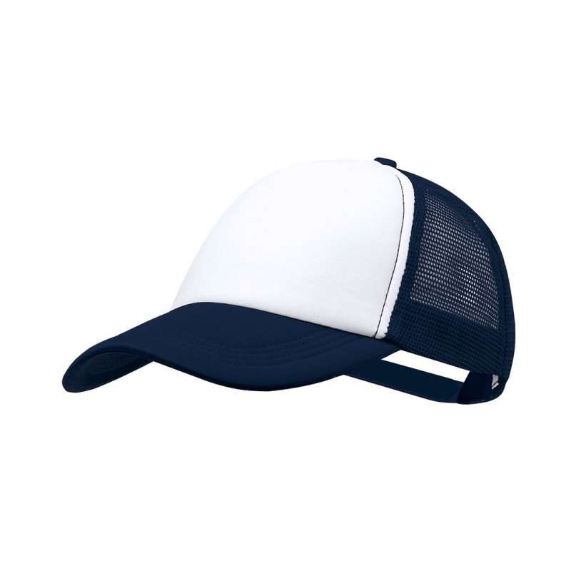 Casquette trucker 5 panneaux polyester - casquette filet à prix de gros