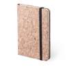 Natural Cork A6 Notebook with Elastic Closure - Notepad at wholesale prices