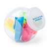 5-Pack Fluorescent Highlighters in Clear Bottles - Marker at wholesale prices
