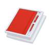 Soft Leather-Look Notebook Set with Pen - Accessory set at wholesale prices