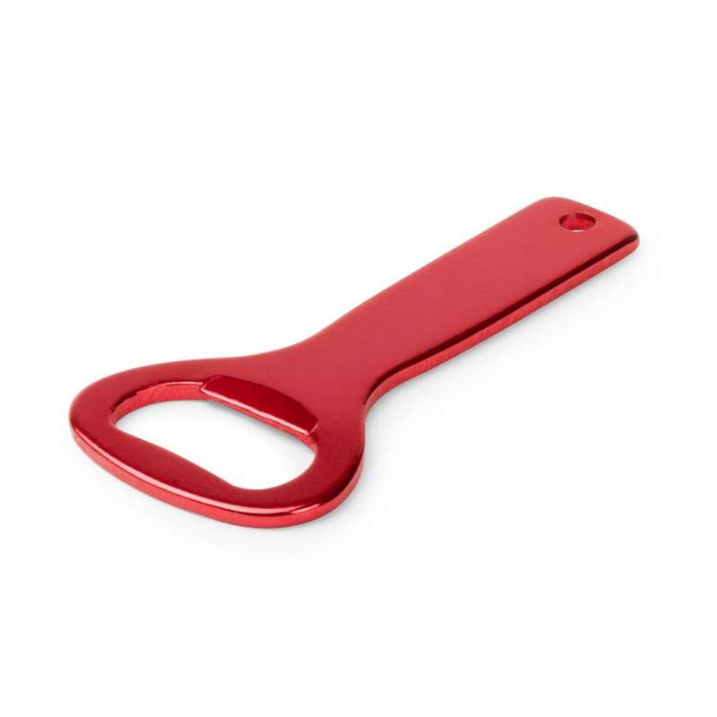 Aluminum Bottle Opener with Lanyard Hole - Bottle opener at wholesale prices
