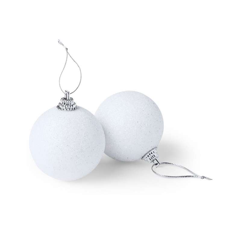 Ensemble de 6 boules de Noël - Accessoire de noël à prix grossiste
