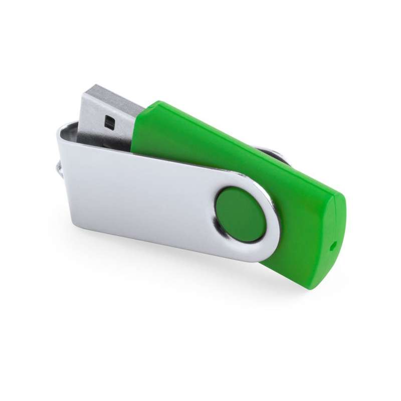 Pendrive rotativo 16GB con clip metálico - Suministro de oficina a precios de mayorista
