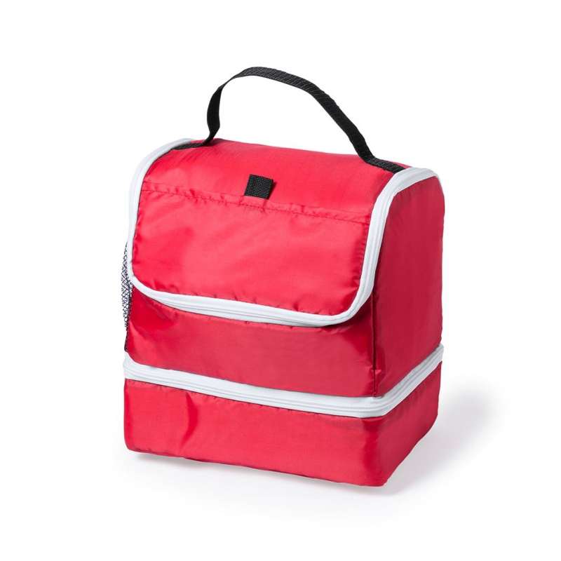 210D Polyester Insulated Cooler Bag, 2 Compartments at wholesale prices - Insulated bag at wholesale prices