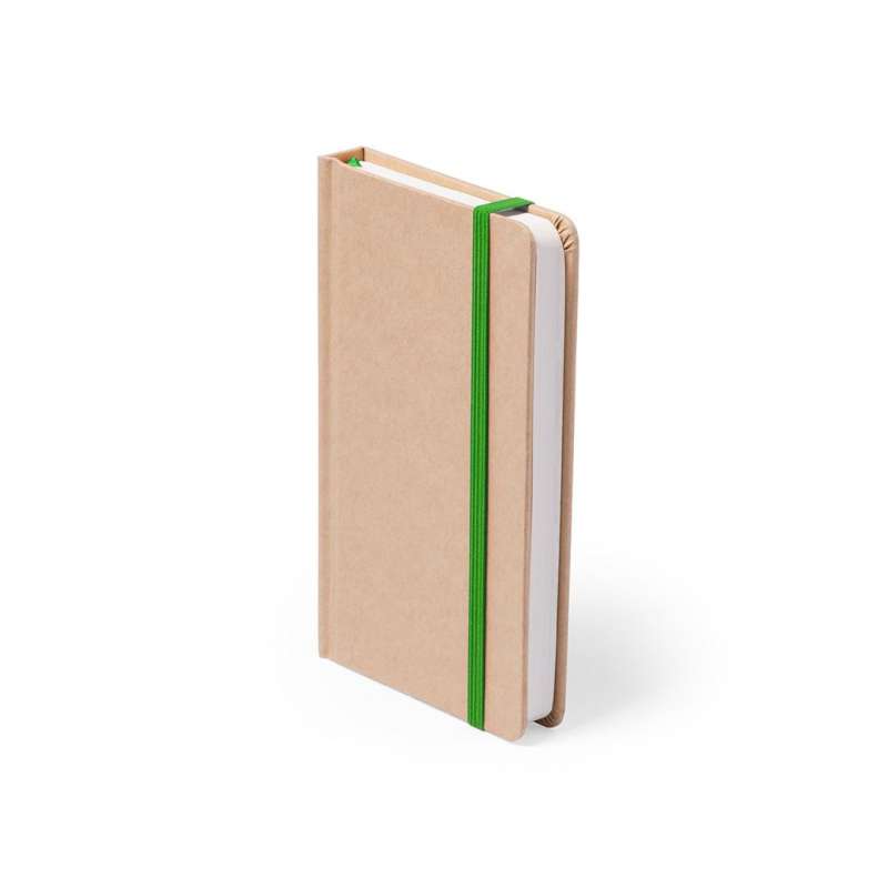 A6 Unruled Natural Cardboard Notepad at wholesale prices - Stationery item at wholesale prices