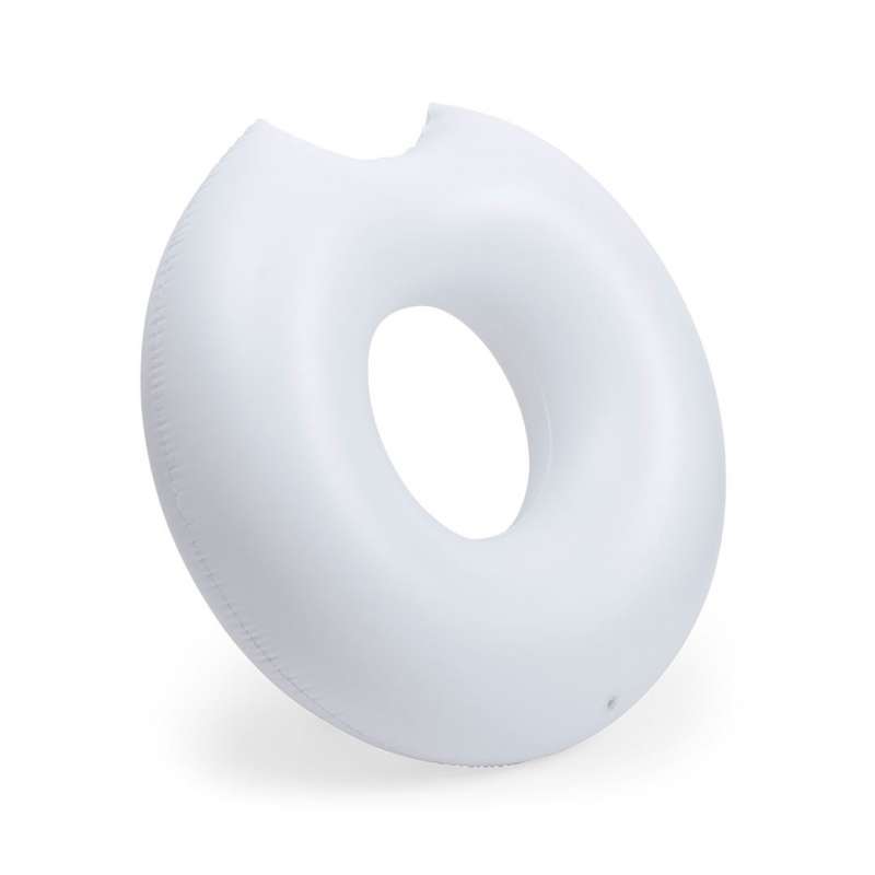 Large PVC Donut-Shaped Inflatable Mattress - Beach accessory at wholesale prices