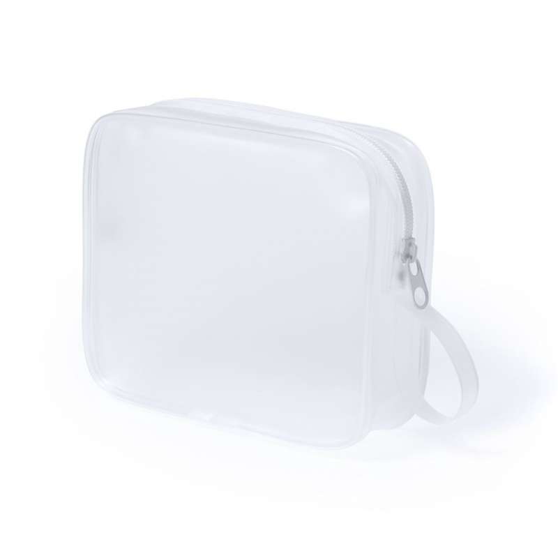Translucente EVA tas 30x20 cm met rits tegen groothandelsprijzen - Schoonheidaccessoire tegen groothandelsprijzen