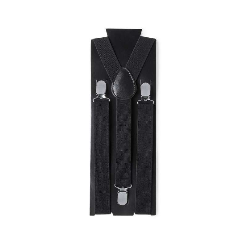 Polyester Suspenders with Faux Leather Back at wholesale prices - suspenders at wholesale prices