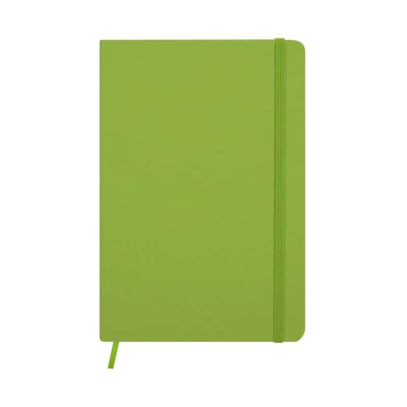 A5 Soft Leather Lined Notebook with Bookmark at wholesale prices - Notepad at wholesale prices