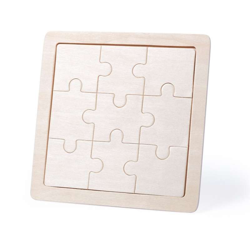 Customizable 9-Piece Wooden Puzzle for Kids - wooden puzzle at wholesale prices