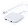 White Wireless Charger with Dual USB Ports - Phone Accessories at wholesale prices