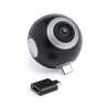 360° Kamera med Type-C og USB Adapter - Telefontilbehør til engrospris 360° Kamera med Type-C og USB Adapter - Telefontilbehør til engrospris