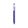 Square Push-Button Pen with Soft Fabric Band - Ballpoint pen at wholesale prices