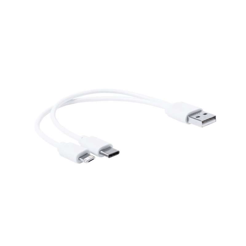 Cable de Carga USB Blanco Tipo C - Accesorios de teléfono a precios de mayorista