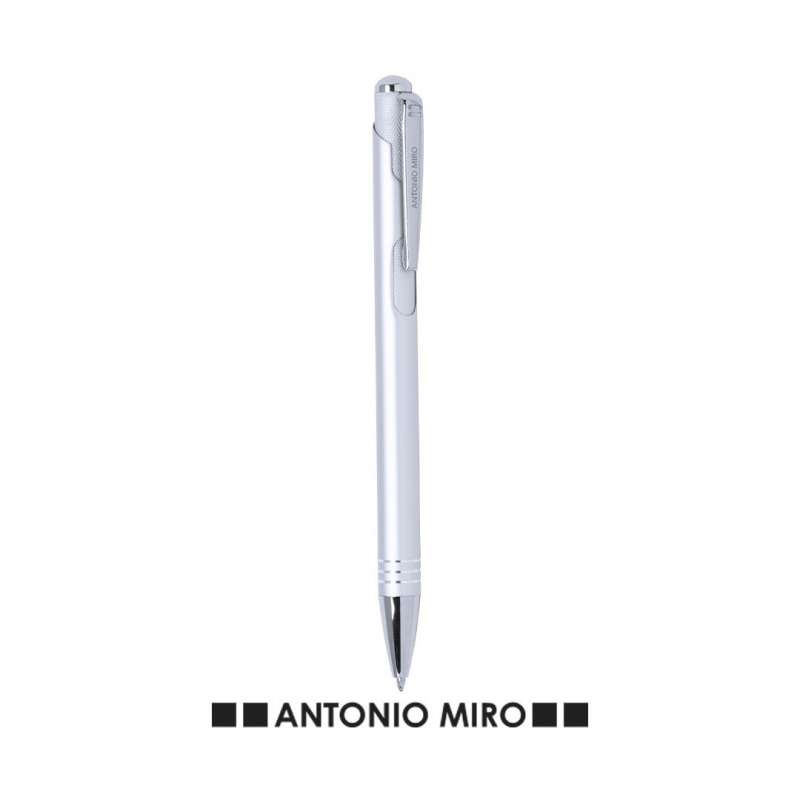 Elegant Aluminum Ballpoint Pen with Carbon Cutout - Ballpoint pen at wholesale prices