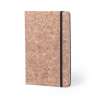 A5 Lined Bloc Notes i Naturkork - Bloknoter til engrospris