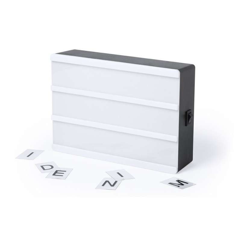 Compact LED Lightbox with 82 Pieces - POS accessory at wholesale prices