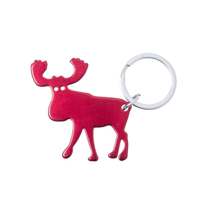 Christmas Reindeer Aluminum Bottle Opener Keychain - Bottle opener at wholesale prices