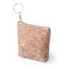 Natural Cork Square Zippered Wallet with Keyring - Wallet at wholesale prices
