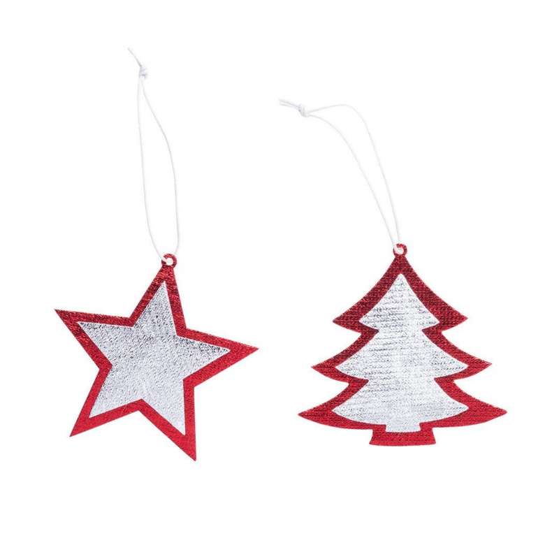 Christmas Ornament Set - Tree and Star - Christmas accessory at wholesale prices