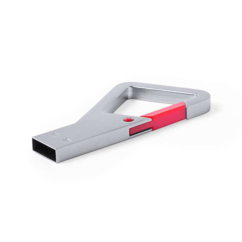 Pen Drive 8GB en forma de mosquetón - Suministro de oficina a precios de mayorista